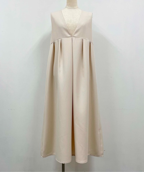 PICCIN(ピッチン)の「【WEB限定】タックフレアワンピース(ワンピース・レディース・ブラック/オフホワイト・M/L)」の7枚目の写真