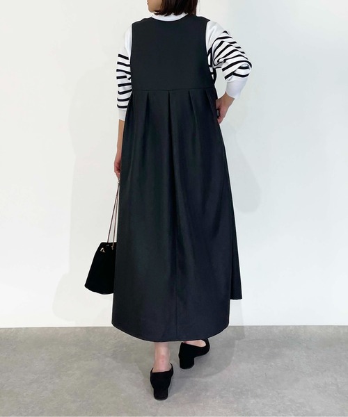 PICCIN(ピッチン)の「【WEB限定】タックフレアワンピース(ワンピース・レディース・ブラック/オフホワイト・M/L)」の22枚目の写真