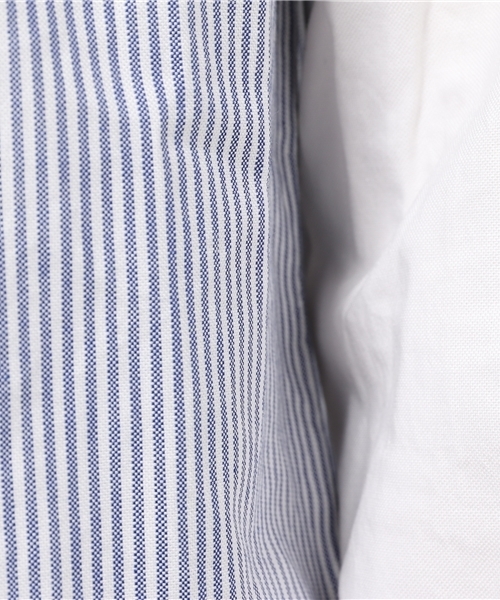 OUTLET（アウトレット）の「【BLOOM&BRANCH】SOスピンOXバイカラーOP（ワンピース・レディース・ブルー/ストライプ・36/34）」の12枚目の写真