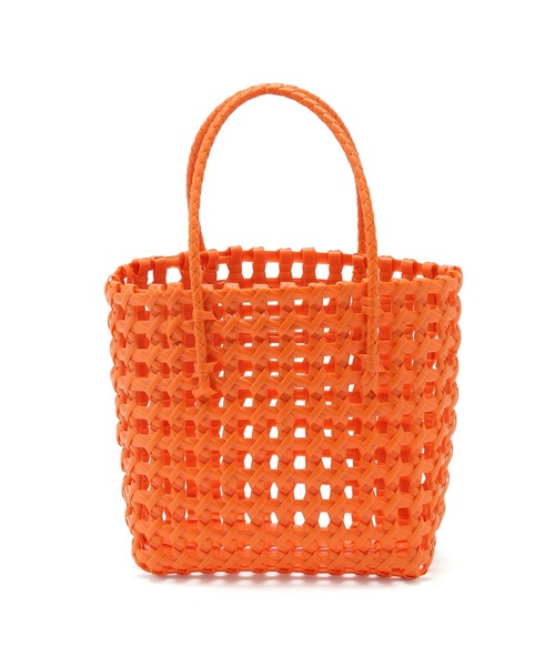 ROPE' PICNIC（ロペピクニック）の「透かし編みメルカドミドルトートバッグ（トートバッグ・レディース・オレンジ/キナリ/ブラック・FREE）」の5枚目の写真