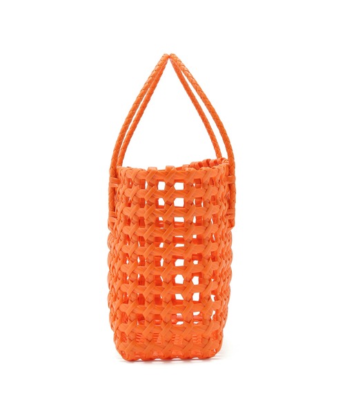 ROPE' PICNIC（ロペピクニック）の「透かし編みメルカドミドルトートバッグ（トートバッグ・レディース・オレンジ/キナリ/ブラック・FREE）」の10枚目の写真