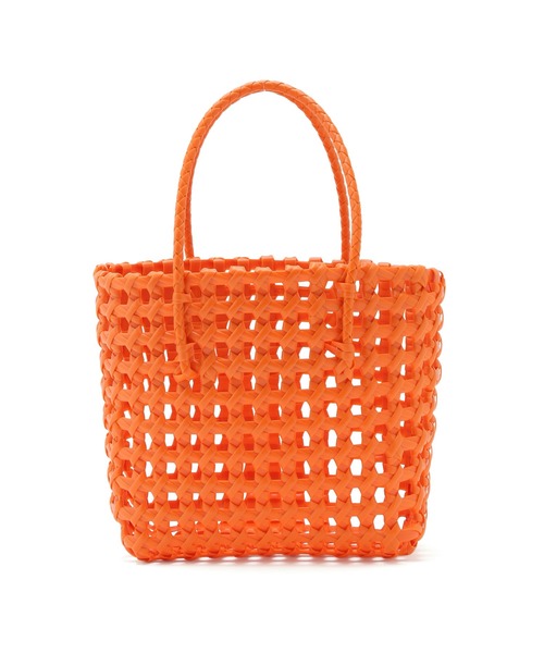 ROPE' PICNIC（ロペピクニック）の「透かし編みメルカドミドルトートバッグ（トートバッグ・レディース・オレンジ/キナリ/ブラック・FREE）」の12枚目の写真