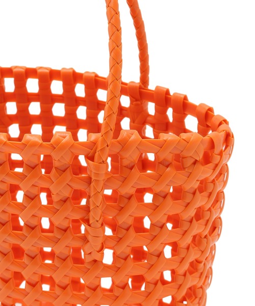 ROPE' PICNIC（ロペピクニック）の「透かし編みメルカドミドルトートバッグ（トートバッグ・レディース・オレンジ/キナリ/ブラック・FREE）」の16枚目の写真