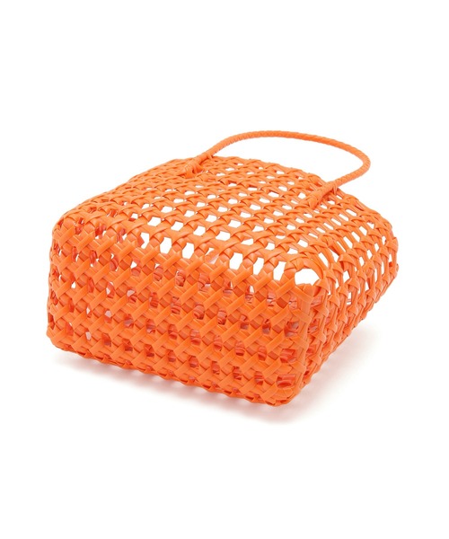 ROPE' PICNIC（ロペピクニック）の「透かし編みメルカドミドルトートバッグ（トートバッグ・レディース・オレンジ/キナリ/ブラック・FREE）」の4枚目の写真
