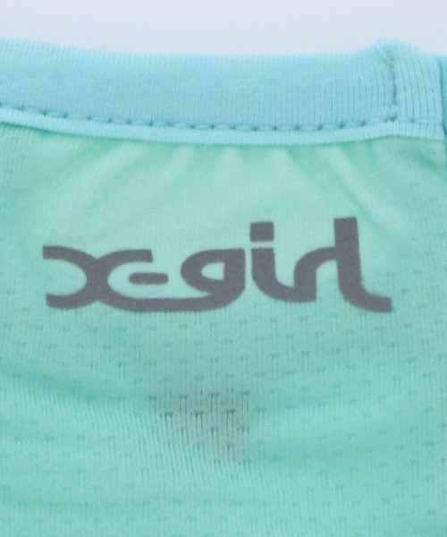X-girl（エックスガール）の「X-girl/トリプルミルズロゴT（ペットウェア・レディース・ホワイト/ライトブルー・XS/S/M/L/2L/3L/3S/3M）」の10枚目の写真