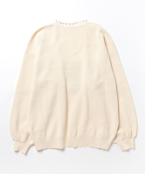 coca(coca)(コカ)の「パールカーディガン(カーディガン/ボレロ・レディース・アイボリー/ブラック・M/L)」の14枚目の写真
