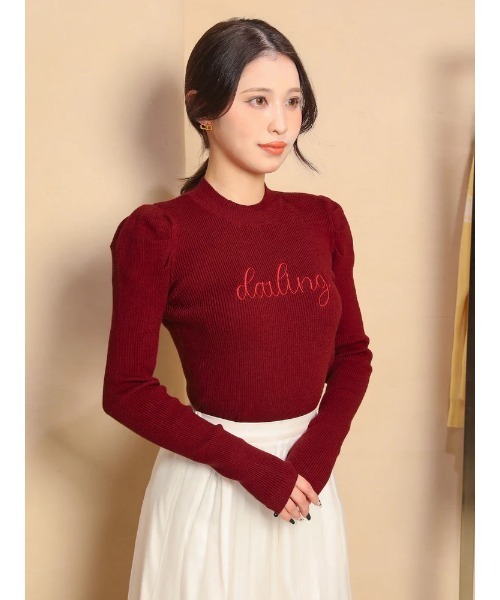Darich（ダーリッチ）の「Darlingパフショルニットトップス