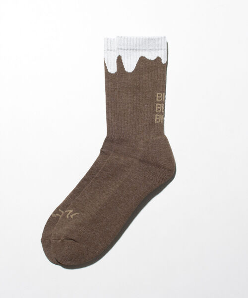 ROSTER SOX(ロスターソックス)の「【ROSTER SOX/ロスターソックス】完全別注SAKE SOX(ソックス/靴下・メンズ・クリーム/イエロー/ホワイト系その他2/ホワイト系その他/ブラウン/キャメル/イエロー系その他・FREE)」の1枚目の写真