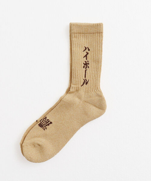 ROSTER SOX(ロスターソックス)の「【ROSTER SOX/ロスターソックス】完全別注SAKE SOX(ソックス/靴下・メンズ・クリーム/イエロー/ホワイト系その他2/ホワイト系その他/ブラウン/キャメル/イエロー系その他・FREE)」の4枚目の写真