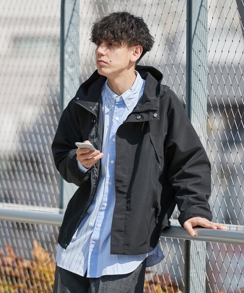 B.C STOCK（ベーセーストック）の「2レイヤーマウンテンパーカー（マウンテンパーカー・メンズ・ブラック/オレンジ/アイボリー/ブルー系その他・SMALL/MEDIUM/LARGE）」の3枚目の写真