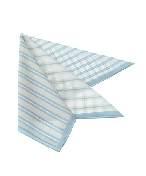 a.v.v(アーヴェヴェ)の「【バンダナ/スカーフ】ストライプ柄スカーフ(バンダナ/スカーフ・レディース・ネイビー/ライトブルー・38)」の6枚目の写真