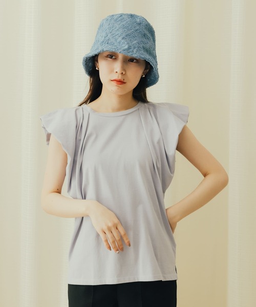 SENSE OF PLACE by URBAN RESEARCH（センスオブプレイスバイアーバンリサーチ）の「ジャガードパネルバケットハット（ハット・レディース・アイボリー/ブラック/ブルー・ONE）」の12枚目の写真