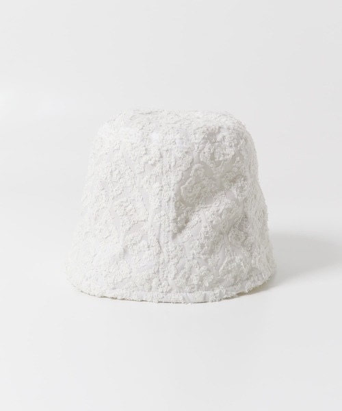 SENSE OF PLACE by URBAN RESEARCH（センスオブプレイスバイアーバンリサーチ）の「ジャガードパネルバケットハット（ハット・レディース・アイボリー/ブラック/ブルー・ONE）」の15枚目の写真