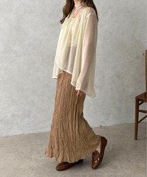 【apres jour clair】クリンクルスカート【ZOZOTOWN限定アイテム】