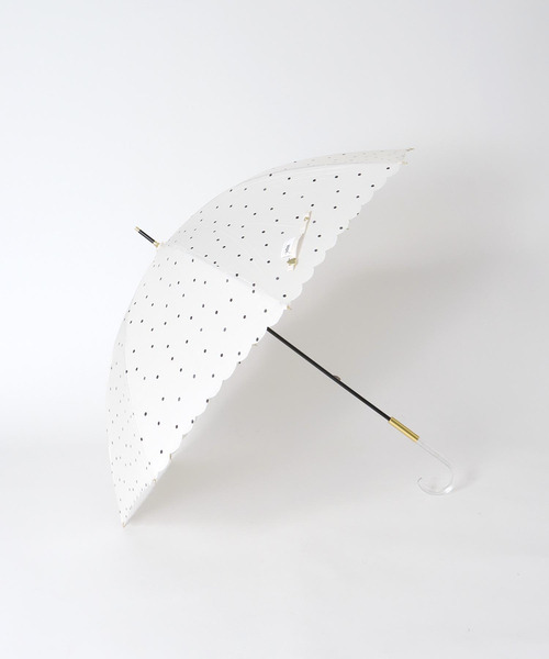 Three Four Time(スリーフォータイム)の「【Wpc.】ミルキードット長傘 (UVカット) @(長傘・レディース・ブラウン/オフホワイト/ピンク・FREE)」の15枚目の写真