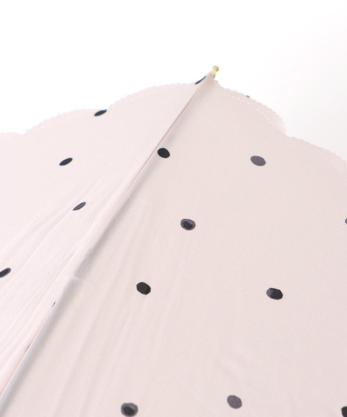 Three Four Time(スリーフォータイム)の「【Wpc.】ミルキードット長傘 (UVカット) @(長傘・レディース・ブラウン/オフホワイト/ピンク・FREE)」の19枚目の写真