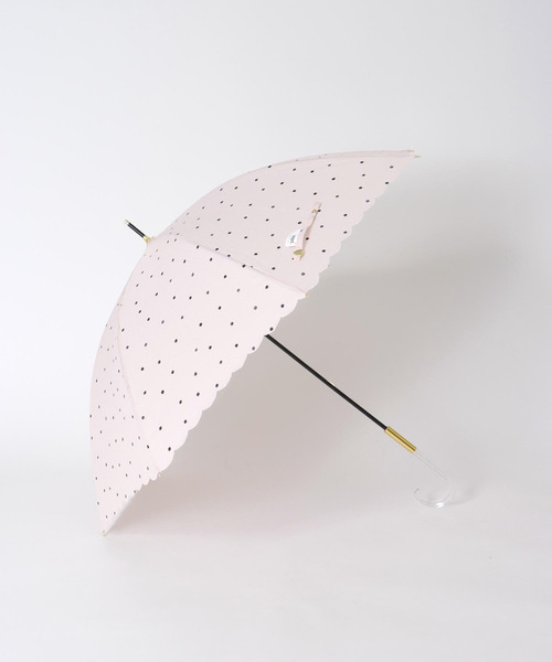 Three Four Time(スリーフォータイム)の「【Wpc.】ミルキードット長傘 (UVカット) @(長傘・レディース・ブラウン/オフホワイト/ピンク・FREE)」の18枚目の写真