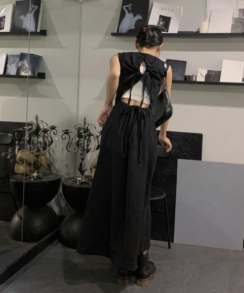 美品 RBS レイビームス / リネン切替マキシロングワンピース 美品 RBS レイビームス / リネン切替マキシロングワンピース