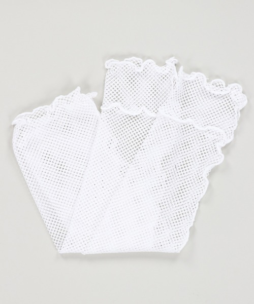 SPINNS(スピンズ)の「【3色展開】メローメッシュアームカバー(アームカバー・レディース・サックスブルー/ホワイト/ブラック・ONESIZE)」の10枚目の写真