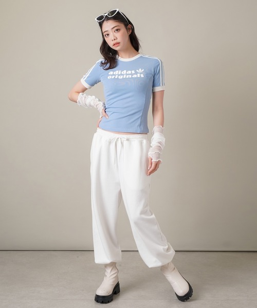 SPINNS(スピンズ)の「【3色展開】メローメッシュアームカバー(アームカバー・レディース・サックスブルー/ホワイト/ブラック・ONESIZE)」の7枚目の写真