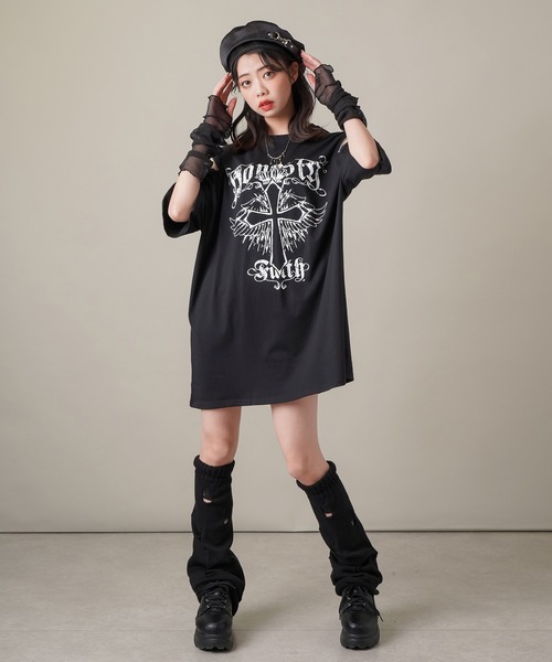 SPINNS(スピンズ)の「【3色展開】メローメッシュアームカバー(アームカバー・レディース・サックスブルー/ホワイト/ブラック・ONESIZE)」の13枚目の写真