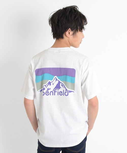 GLAZOS（グラソス）の「【Penfield】【接触冷感】バックプリント半袖Tシャツ（Tシャツ/カットソー・キッズ・イエロー/ネイビー/ホワイト・160cm/150cm/170cm/140cm）」の2枚目の写真