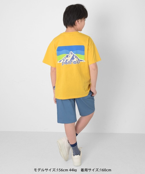 GLAZOS（グラソス）の「【Penfield】【接触冷感】バックプリント半袖Tシャツ（Tシャツ/カットソー・キッズ・イエロー/ネイビー/ホワイト・160cm/150cm/170cm/140cm）」の18枚目の写真
