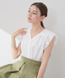 ANAYI | バイオコットンギャザー ブラウス(シャツ/ブラウス)