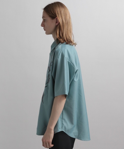 HARE（ハレ）の「フロントラインフラワーシャツ(HARE)（シャツ/ブラウス・メンズ・ブルー/ホワイト/ブラック・FREE）」の20枚目の写真