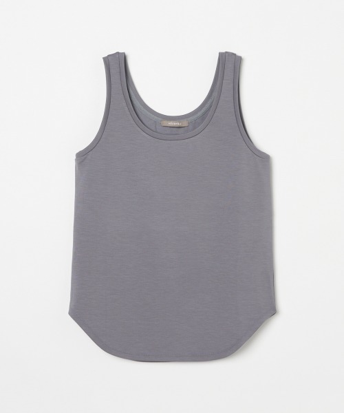 HELIOPOLE（エリオポール）の「STRETCH PONTE TANK TOP（Tシャツ/カットソー・レディース・ブラック/グレー/ホワイト・38）」の3枚目の写真