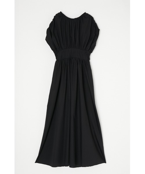 即発 ● MANOUSH マヌーシュ ドレス ワンピース 36 黒 フリル セール】SHIRRING FRILL ドレス（ワンピース）｜MOUSSY