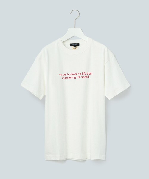 UNTITLED(アンタイトル)の「【WORLD for the World】カラーロゴTシャツ(Tシャツ/カットソー・レディース・ライトベージュ/アイボリー/ライトグリーン/ブラック・04/02/00)」の2枚目の写真