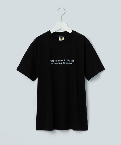 UNTITLED(アンタイトル)の「【WORLD for the World】カラーロゴTシャツ(Tシャツ/カットソー・レディース・ライトベージュ/アイボリー/ライトグリーン/ブラック・04/02/00)」の3枚目の写真