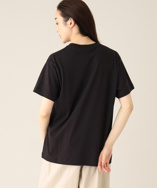 UNTITLED(アンタイトル)の「【WORLD for the World】カラーロゴTシャツ(Tシャツ/カットソー・レディース・ライトベージュ/アイボリー/ライトグリーン/ブラック・04/02/00)」の19枚目の写真