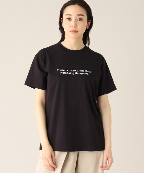UNTITLED(アンタイトル)の「【WORLD for the World】カラーロゴTシャツ(Tシャツ/カットソー・レディース・ライトベージュ/アイボリー/ライトグリーン/ブラック・04/02/00)」の20枚目の写真