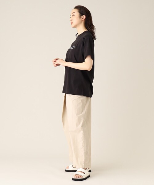UNTITLED(アンタイトル)の「【WORLD for the World】カラーロゴTシャツ(Tシャツ/カットソー・レディース・ライトベージュ/アイボリー/ライトグリーン/ブラック・04/02/00)」の22枚目の写真