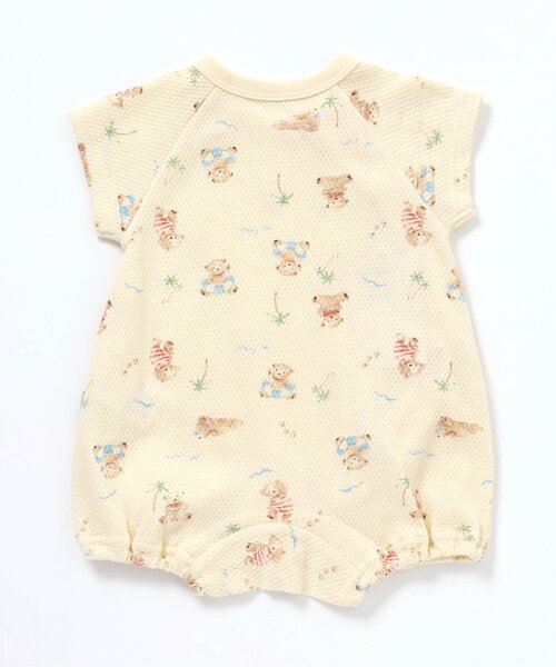apres les cours（アプレレクール）の「ぽこぽこ4柄ロンパス（ロンパース・キッズ・サックスブルー/アイボリー/サーモンピンク/ネイビー・60/70/80）」の9枚目の写真