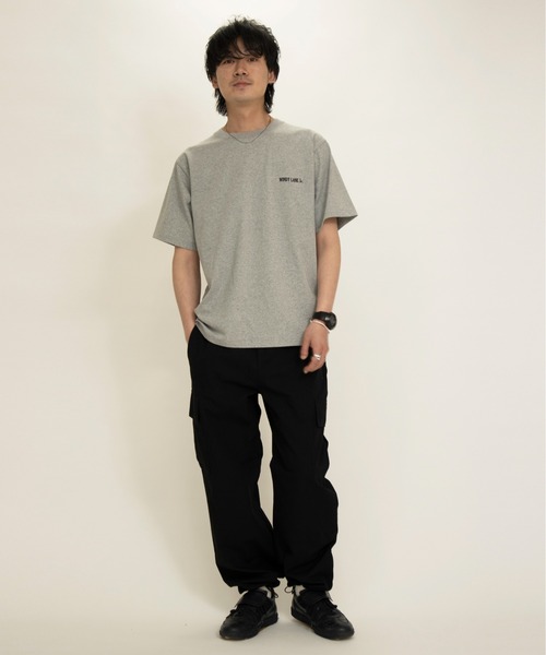 UNIVERSAL OVERALL（ユニバーサルオーバーオール）の「ユニバーサルオーバーオール ロゴT /　プリントTシャツ /　バックプリントTシャツ  / WINDY JR. PROFILE T（Tシャツ/カットソー・メンズ・ミント/ネイビー/ヘザーグレー/ホワイト/ブラック・XL/L/S/M）」の16枚目の写真