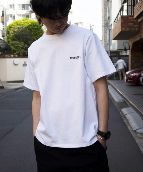 UNIVERSAL OVERALL（ユニバーサルオーバーオール）の「ユニバーサルオーバーオール ロゴT /　プリントTシャツ /　バックプリントTシャツ  / WINDY JR. PROFILE T（Tシャツ/カットソー・メンズ・ミント/ネイビー/ヘザーグレー/ホワイト/ブラック・XL/L/S/M）」の11枚目の写真