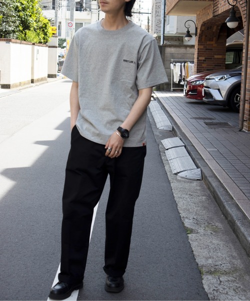 UNIVERSAL OVERALL（ユニバーサルオーバーオール）の「ユニバーサルオーバーオール ロゴT /　プリントTシャツ /　バックプリントTシャツ  / WINDY JR. PROFILE T（Tシャツ/カットソー・メンズ・ミント/ネイビー/ヘザーグレー/ホワイト/ブラック・XL/L/S/M）」の6枚目の写真