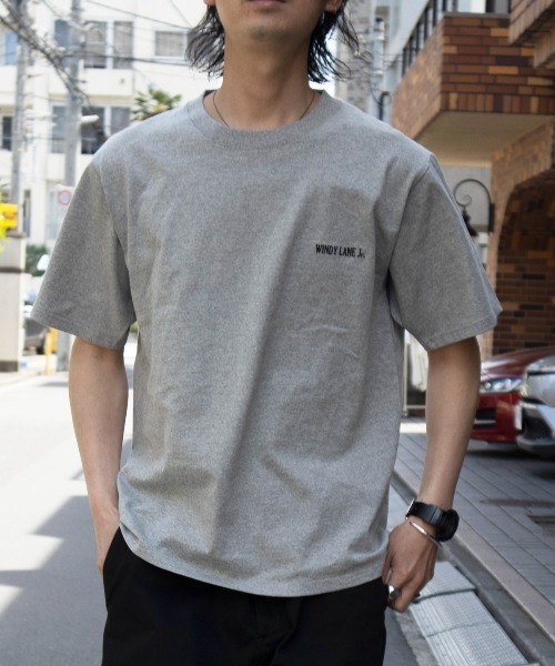 UNIVERSAL OVERALL（ユニバーサルオーバーオール）の「ユニバーサルオーバーオール ロゴT /　プリントTシャツ /　バックプリントTシャツ  / WINDY JR. PROFILE T（Tシャツ/カットソー・メンズ・ミント/ネイビー/ヘザーグレー/ホワイト/ブラック・XL/L/S/M）」の10枚目の写真