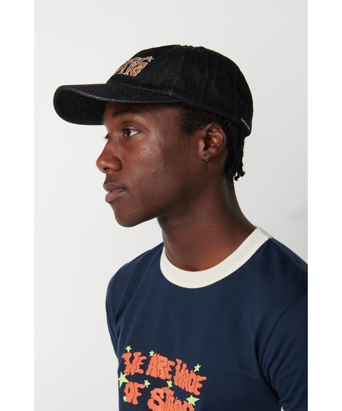 Not So Ape（ノットソーエイプ）の「Denim Cap（キャップ・メンズ・ブラック系その他/インディゴブルー・FREE）」の2枚目の写真