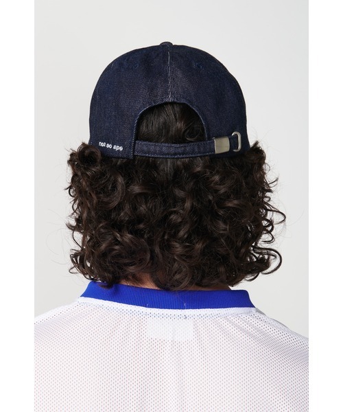 Not So Ape（ノットソーエイプ）の「Denim Cap（キャップ・メンズ・ブラック系その他/インディゴブルー・FREE）」の11枚目の写真