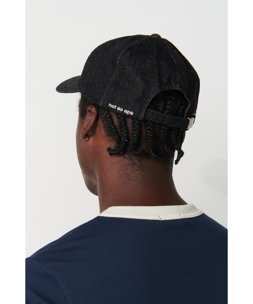 Not So Ape（ノットソーエイプ）の「Denim Cap（キャップ・メンズ・ブラック系その他/インディゴブルー・FREE）」の5枚目の写真