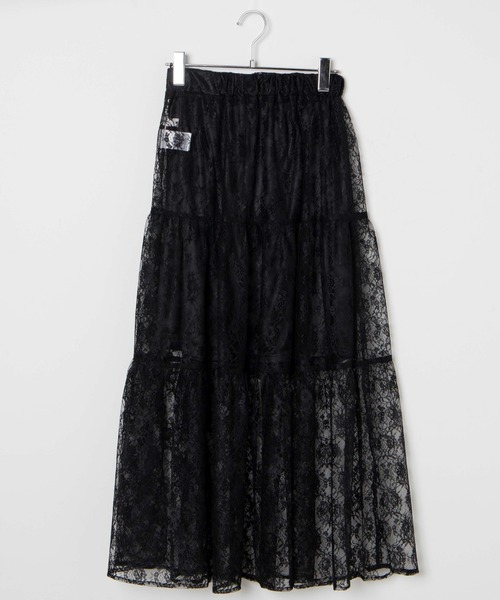 WEGO（ウィゴー）の「WEGO/フラワーレーススカート（スカート・レディース・オフホワイト/ブラック・FREE）」の16枚目の写真