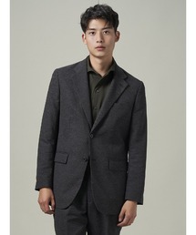 Perfect Suit FActory（パーフェクトスーツファクトリー）の「LENO WEAVE　セットアップジャケット　グレー/ネイビー/ブラック（スーツジャケット）」