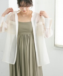 KBF | バンドカラーシアーシャツ(シャツ/ブラウス)