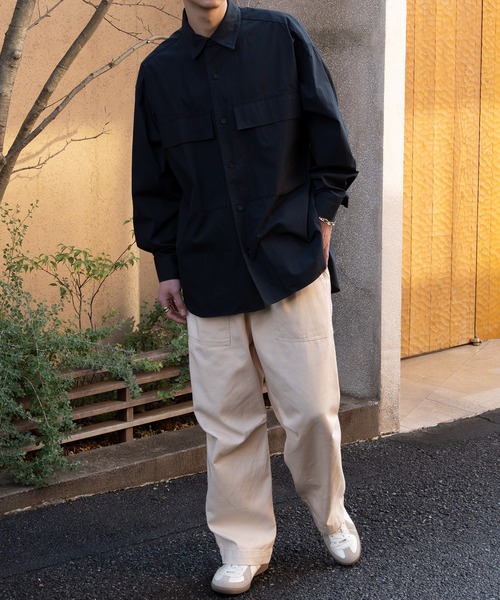 SETUP7（セットアップセブン）の「【SETUP7】ベーシックオーバーサイズベイカーパンツ ミリタリーパンツ　fast orslow pants　軍パン（カーゴパンツ・メンズ・インディゴブルー/ダークインディゴブルー/サックスブルー/ブラック/ベージュ/カーキ/ホワイト・4/5/6/7）」の15枚目の写真