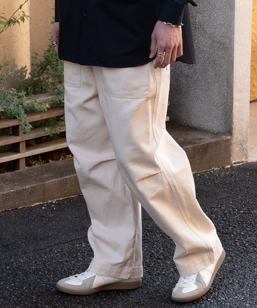 SETUP7（セットアップセブン）の「【SETUP7】ベーシックオーバーサイズベイカーパンツ ミリタリーパンツ　fast orslow pants　軍パン（カーゴパンツ・メンズ・インディゴブルー/ダークインディゴブルー/サックスブルー/ブラック/ベージュ/カーキ/ホワイト・4/5/6/7）」の18枚目の写真