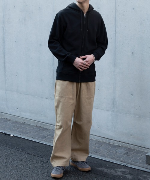 SETUP7（セットアップセブン）の「【SETUP7】ベーシックオーバーサイズベイカーパンツ ミリタリーパンツ　fast orslow pants　軍パン（カーゴパンツ・メンズ・インディゴブルー/ダークインディゴブルー/サックスブルー/ブラック/ベージュ/カーキ/ホワイト・4/5/6/7）」の8枚目の写真